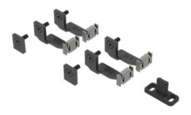 メル79653 Macaneta Externo Porta Dir. Cinza C/ Chave Mercedes 712C/914C